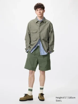 Unisex-shorts med gir | 8″