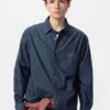 Unisex-skjorte i lett denim