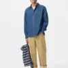Unisex-skjorte i lett denim