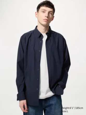 Unisex-skjorter i bredvevd stoff | Knappeskjorte