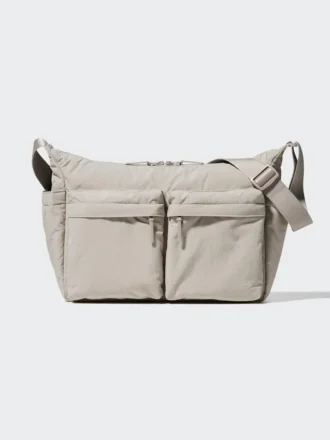 Unisex skulderveske med flere lommer