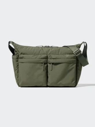 Unisex skulderveske med flere lommer