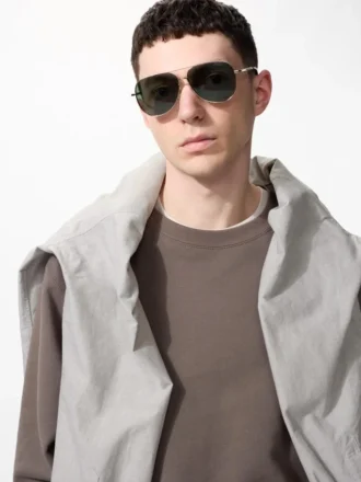 Unisex solbriller i metall