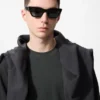 Unisex solbriller med kantet design