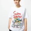 Unisex Studio Ghibli UT grafisk T-skjorte