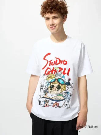 Unisex Studio Ghibli UT grafisk T-skjorte