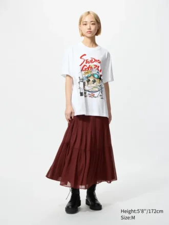 Unisex Studio Ghibli UT grafisk T-skjorte