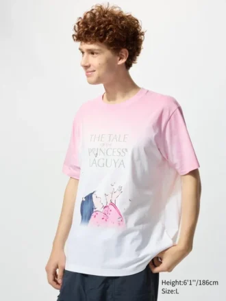 Unisex Studio Ghibli UT grafisk T-skjorte | Fortellingen om prinsesse Kaguya