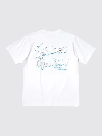 Unisex Studio Ghibli UT grafisk T-skjorte | Gutten og hegren