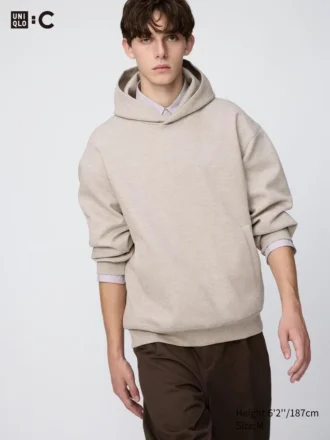 Unisex-sweatshirt, oversized gensere med hette