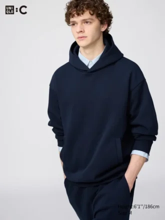 Unisex-sweatshirt, oversized gensere med hette
