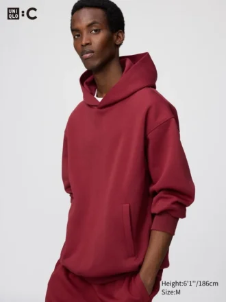 Unisex-sweatshirt, oversized gensere med hette
