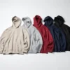 Unisex-sweatshirt, oversized gensere med hette