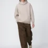 Unisex-sweatshirt, oversized gensere med hette