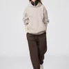 Unisex-sweatshirt, oversized gensere med hette