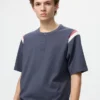 Unisex T-skjorte med henleyhals