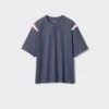 Unisex T-skjorte med henleyhals