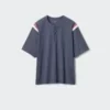 Unisex T-skjorte med henleyhals