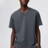 Unisex T-skjorte med V-hals