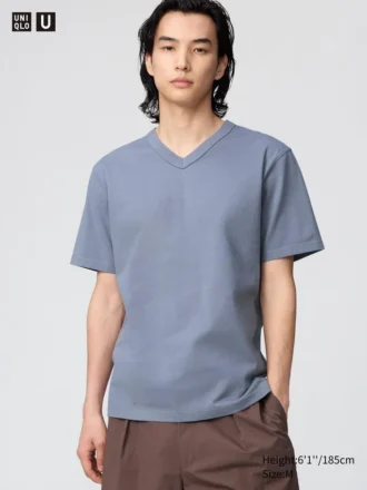 Unisex T-skjorte med V-hals