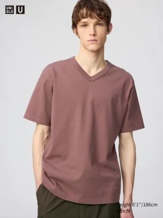 Unisex T-skjorte med V-hals