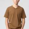 Unisex T-skjorte med V-hals
