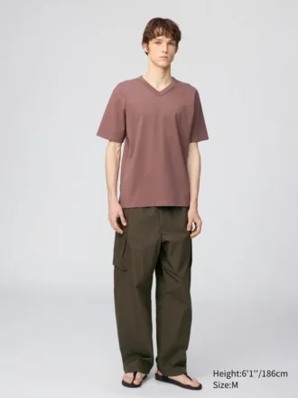 Unisex T-skjorte med V-hals