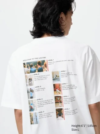 Unisex the Louvre UT grafisk T-skjorte