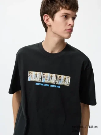 Unisex the Louvre UT grafisk T-skjorte