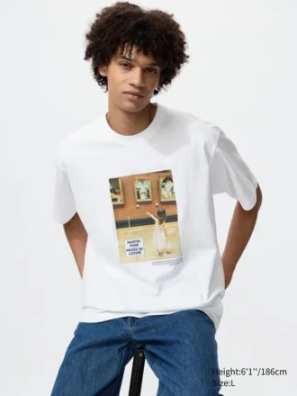 Unisex the Louvre UT grafisk T-skjorte