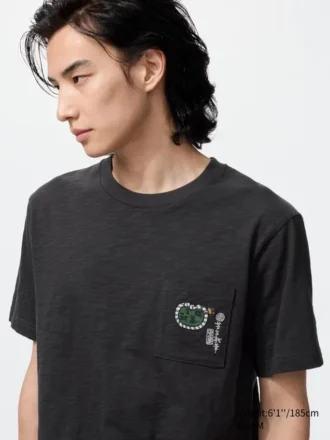 Unisex Ukiyo-E Animals UT grafisk T-skjorte