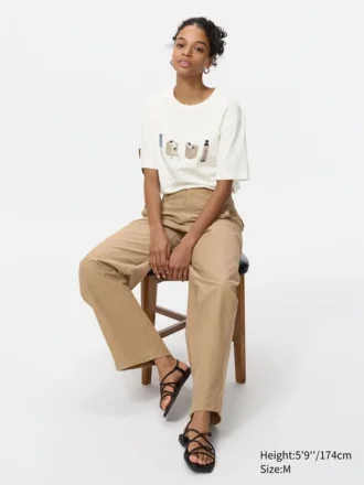 Unisex Ukiyo-E Animals UT grafisk T-skjorte