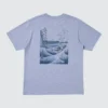 Unisex Ukiyo-E Blue UT grafisk T-skjorte
