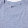 Unisex Ukiyo-E Blue UT grafisk T-skjorte