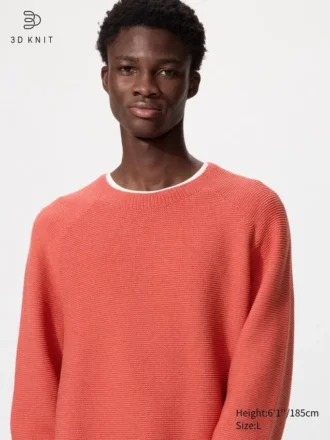 Unisex vaskbar 3D Knit-genser