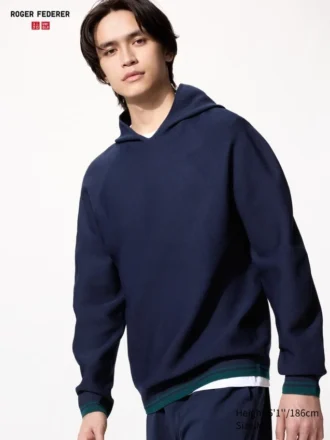 Unisex vaskbar 3D Knit-strikket hettegensere