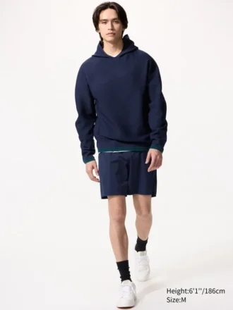 Unisex vaskbar 3D Knit-strikket hettegensere