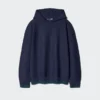 Unisex vaskbar 3D Knit-strikket hettegensere