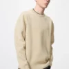 Unisex vaskbar Milano-ribbestrikket genser