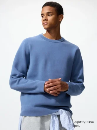 Unisex vaskbar Milano-ribbestrikket genser