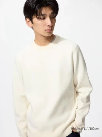 Unisex vaskbar Milano-ribbestrikket genser