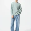 Unisex vaskbar Milano-ribbestrikket genser