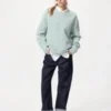 Unisex vaskbar Milano-ribbestrikket genser