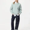 Unisex vaskbar Milano-ribbestrikket genser