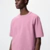 Unisex vaskbar T-skjorte i ribbestrikket Milano-strikk