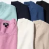 Unisex vaskbar T-skjorte i ribbestrikket Milano-strikk