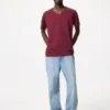 V-hals-T-skjorte i Supima Cotton for menn