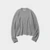 V-halset cardigan i glatt bomull for damer