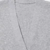 Vaskbar ribbestrikket cardigan for kvinner