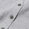 Vaskbar ribbestrikket cardigan for kvinner